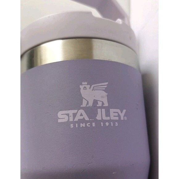 Stanley IceFlow Stainless Steel Flip Straw Tumbler with Handle 20 oz Purple - Picture 3 of 8